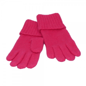 Fingerhandschuh aus Schafwolle - pink