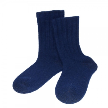 Socken aus Schafwolle - marine