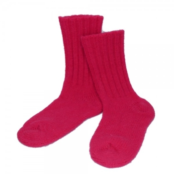 Socken aus Schafwolle - pink